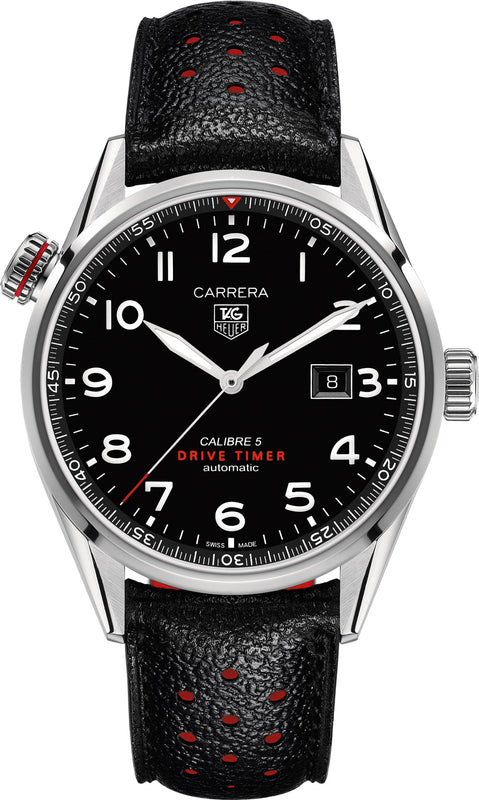 Tag Heuer Carrera Black Dial Watch for Men - WAR2A10.FC6337 Authentic Buy Shop Now