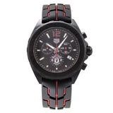 Tag Heuer Formula 1 Manchester United Limited Edition Black Dial Black & Red Rubber Strap Watch for Men - CAZ101J.FT8027 Authentic Buy Shop Now