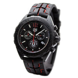 Tag Heuer Formula 1 Manchester United Limited Edition Black Dial Black & Red Rubber Strap Watch for Men - CAZ101J.FT8027 Authentic Buy Shop Now