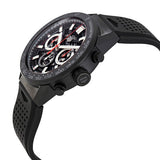 Tag Heuer Carrera Automatic Chronograph Black Dial Black Rubber Strap Watch for Men - CBG2A90.FT6173 Authentic Buy Shop Now