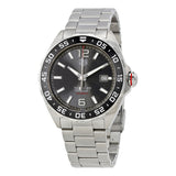 Tag Heuer Formula 1 Calibre 5 Chronograph Anthracite Dial Silver Steel Strap Watch for Men - WAZ2011.BA0842 Authentic Buy Shop Now