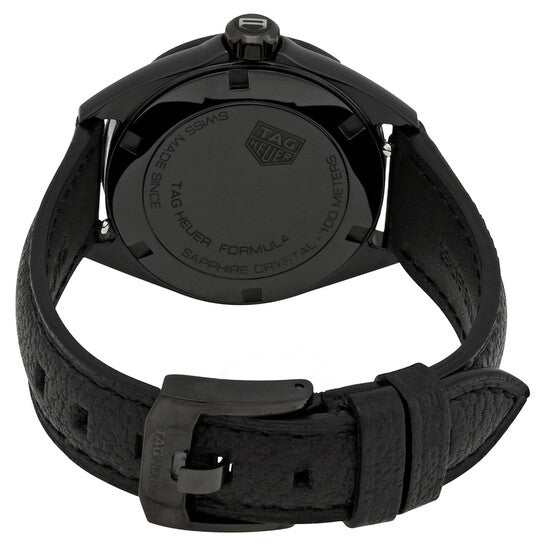 Tag Heuer Formula 1 Diamonds Black Dial Black Leather Strap Watch for Women - WBJ1417.FC8234 Authentic Buy Shop Now