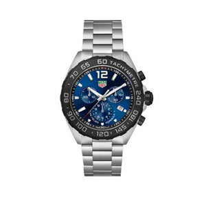 Tag Heuer Formula 1 Chronograph Blue Dial Silver Steel Strap Watch for Men - CAZ101AV.BA0842 Authentic Buy Shop Now