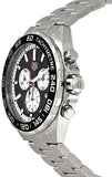 Tag Heuer Formula 1 Chronograph Black Dial Silver Steel Strap Watch for Men - CAZ101E.BA0842 Authentic Buy Shop Now