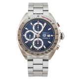 Tag Heuer Formula 1 Automatic Chronograph Blue Dial Silver Strap Watch for Men - CAZ2015.BA0876 Authentic Buy Shop Now