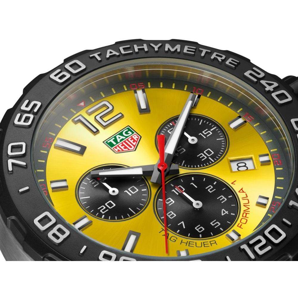 Tag Heuer Formula 1 Yellow Dial Watch for Men - CAZ101AM.FT8054 Authentic Buy Shop Now