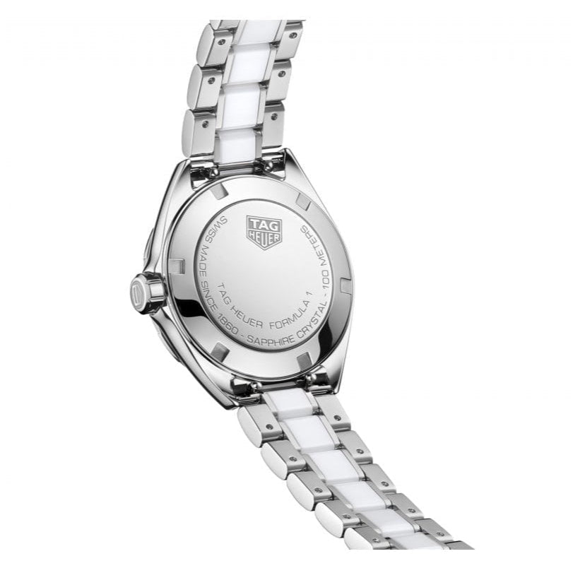 Tag Heuer Formula 1 Diamonds White Dial Two Tone Steel Strap Watch for Women - WBJ141AD.BA0974 Authentic Buy Shop Now