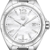 Tag Heuer Formula 1 Quartz Mother of Pearl White Dial Silver Steel Strap Watch for Women - WBJ1418.BA0664 Authentic Buy Shop Now