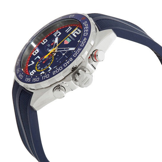 Tag Heuer Formula 1 Red Bull Racing Chronograph Blue Dial Blue Rubber Strap Watch for Men - CAZ101AL.FT8052 Authentic Buy Shop Now