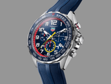 Tag Heuer Formula 1 Red Bull Racing Chronograph Blue Dial Blue Rubber Strap Watch for Men - CAZ101AL.FT8052 Authentic Buy Shop Now