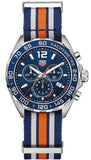 Tag Heuer Formula 1 Chronograph 43mm Blue Dial NATO Strap Watch for Men - CAZ1014.FC8196 Authentic Buy Shop Now