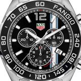 Tag Heuer Formula 1 Chronograph Black Dial Silver Steel Strap Watch for Men - CAZ101H.BA0842 Authentic Buy Shop Now