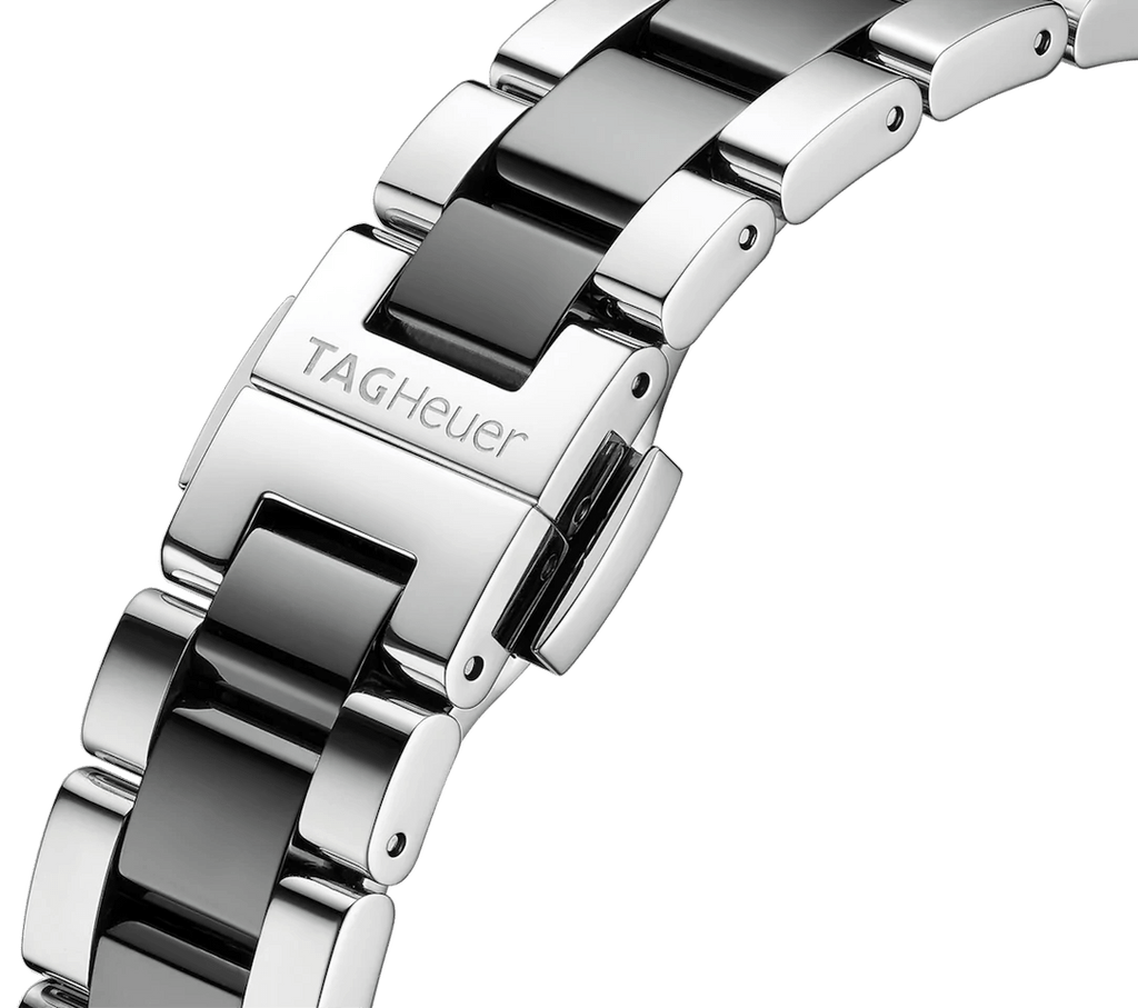 Tag Heuer Aquaracer Quartz Black Dial Two Tone Steel Strap Watch for Men - WAY131A.BA0913 Authentic Buy Shop Now
