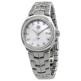 Tag Heuer Link Quartz Diamonds Mother of Pearl Dial Silver Steel Strap Watch for Women - WBC1316.BA0600 Authentic Buy Shop Now