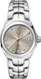 Tag Heuer Link Quartz Brown Dial Silver Steel Strap Watch for Women - WBC131E.BA0649 Authentic Buy Shop Now