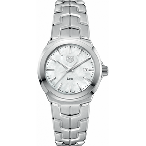 Tag Heuer Link Quartz Mother of Pearl Dial Silver Steel Strap Watch for Women - WBC1310.BA0600 Authentic Buy Shop Now