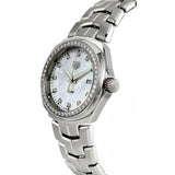 Tag Heuer Link Quartz Diamonds Mother of Pearl Dial Silver Steel Strap Watch for Women - WBC1316.BA0600 Authentic Buy Shop Now