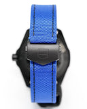 Tag Heuer Aquaracer Calibre 5 Automatic Titanium Black Dial Blue Nylon Strap Watch for Gents - WAY208B.FC6382 Authentic Buy Shop Now