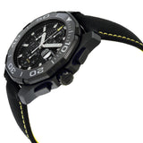 Tag Heuer Aquaracer Chronograph PVD Black Dial Black Nylon Strap Watch for Men - CAY218A.FC6361 Authentic Buy Shop Now