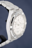 Tag Heuer Aquaracer Chronograph White Dial Silver Steel Strap Watch for Men - WAY111Y.BA0928 Authentic Buy Shop Now