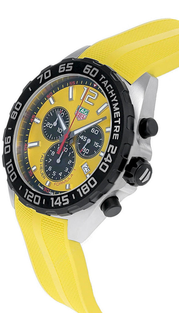 Tag Heuer Formula 1 Yellow Dial Watch for Men - CAZ101AM.FT8054 Authentic Buy Shop Now