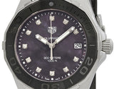 Tag Heuer Aquaracer Quartz Mother of Pearl Black Dial Black NATO Strap Watch for Women - WAY131M.FT6092 Authentic Buy Shop Now