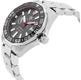 Tag Heuer Aquaracer Calibre 5 Premiere League Edition Black Dial Silver Stainless Steel Watch for Men - WAY201D.BA0927 Authentic Buy Shop Now