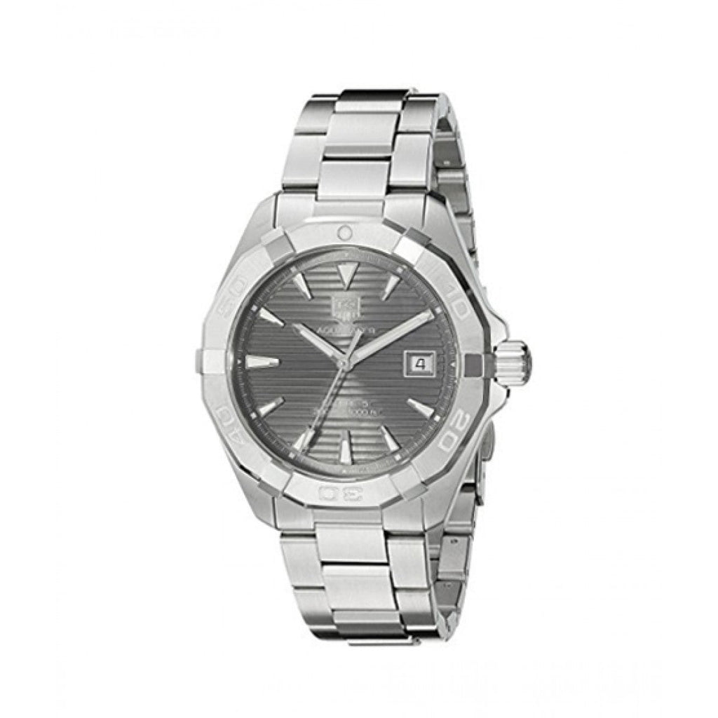 Tag Heuer Aquaracer Automatic Anthracite Grey Dial Silver Steel Strap Watch for Men - WAY2113.BA0928 Authentic Buy Shop Now