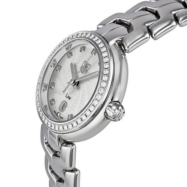 Tag Heuer Link Diamonds Silver Dial Silver Steel Strap Watch for Women - WAT1414.BA0954 Authentic Buy Shop Now