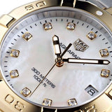 Tag Heuer Aquaracer White Mother of Pearl Dial Two Tone Steel Strap Watch for Women - WBD1322.BB0320 Authentic Buy Shop Now