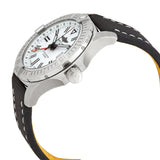 Breitling Avenger Automatic GMT 43 White Dial Black Nylon Strap Watch for Men - A32397101A1X1 Authentic Buy Shop Now