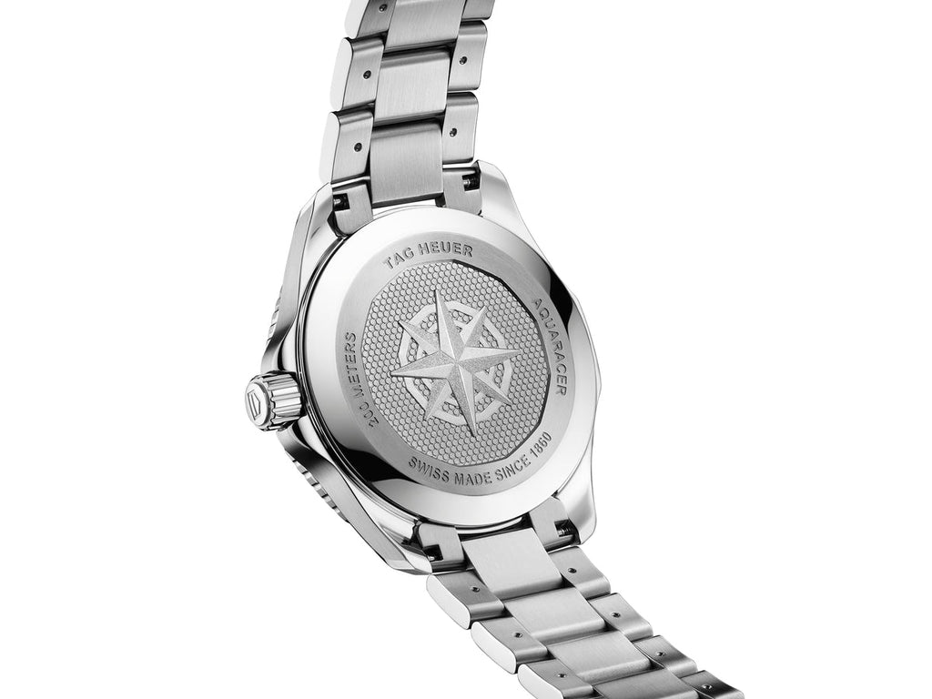 Tag Heuer Aquaracer Professional 200 Solargraph Quartz Black Dial Silver Steel Strap Watch for Men - WBP1114.BA0000 Authentic Buy Shop Now