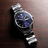 Tag Heuer Carrera Day Date Blue Dial Silver Steel Strap Watch for Women - WBN2012.BA0640 Authentic Buy Shop Now
