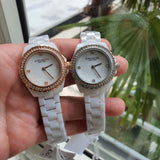 Coach Preston Mother of Pearl Dial White Steel Strap Watch for Women - 14503661 Authentic Buy Shop Now