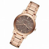 Burberry The City Grey Dial Rose Gold Steel Strap Unisex Watch - BU9754 Authentic Buy Shop Now