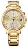 Tommy Hilfiger Claudia Gold Dial Gold Steel Strap Watch for Women - 1781821 Authentic Buy Shop Now