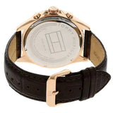 Tommy Hilfiger Luke Quartz White Dial Brown Leather Strap Watch for Men - 1791118 Authentic Buy Shop Now