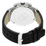 Tommy Hilfiger Decker Black Dial Black Leather Strap Watch for Men - 1791563 Authentic Buy Shop Now