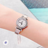Coach Madison Crystals Silver Dial Two Tone Steel Strap Watch for Women - 14502404 Authentic Buy Shop Now