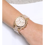 Michael Kors Blair Rose Gold Dial Two Tone Steel Strap Watch for Women - MK6175 Authentic Buy Shop Now