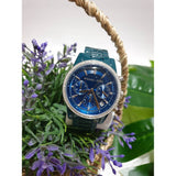 Michael Kors Bradshaw Chronograph Blue Dial Blue Steel Strap Watch For Men - MK6722 Authentic Buy Shop Now