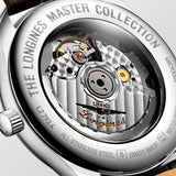 Longines Master Collection Automatic 40mm White Dial Brown Leather Strap Watch for Men - L2.793.4.77.3 Authentic Buy Shop Now