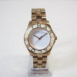 Marc Jacobs Blade White Dial Gold Steel Strap Watch for Women - MBM3075 Authentic Buy Shop Now