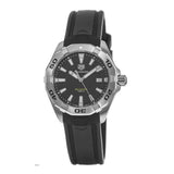 Tag Heuer Aquaracer Quartz Black Dial Black Rubber Strap Watch for Men - WBD1110.FT8021 Authentic Buy Shop Now