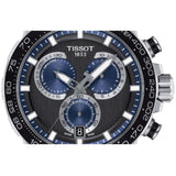 Tissot Supersport Chrono Black Dial Blue Nylon Strap Watch for Men - T125.617.17.051.03 Authentic Buy Shop Now