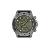 Hugo Boss Admiral Green Dial Black Silicon Rubber Strap Watch for Men - 1513967 Authentic Buy Shop Now