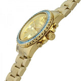 Michael Kors Everest Chronograph Gold Dial Gold Steel Strap Watch For Women - MK7210 Authentic Buy Shop Now