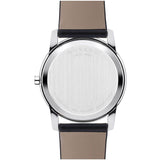 Movado Museum Classic Blue Dial Black Leather Strap Watch for Men - 606610 Authentic Buy Shop Now