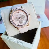 Michael Kors Quartz Pink Dial Pink Silicone Strap Watch For Women - MK6946 Authentic Buy Shop Now