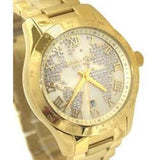 Michael Kors Layton Chronograph Gold Dial Gold Steel Strap Watch for Women - MK5959 Authentic Buy Shop Now